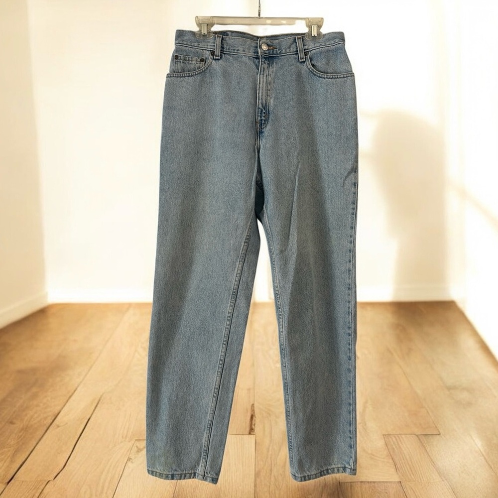 Vintage Levi’s 550 Jeans Relaxed Fit 1990’s Light Wash size 14 - Picture 3 of 11